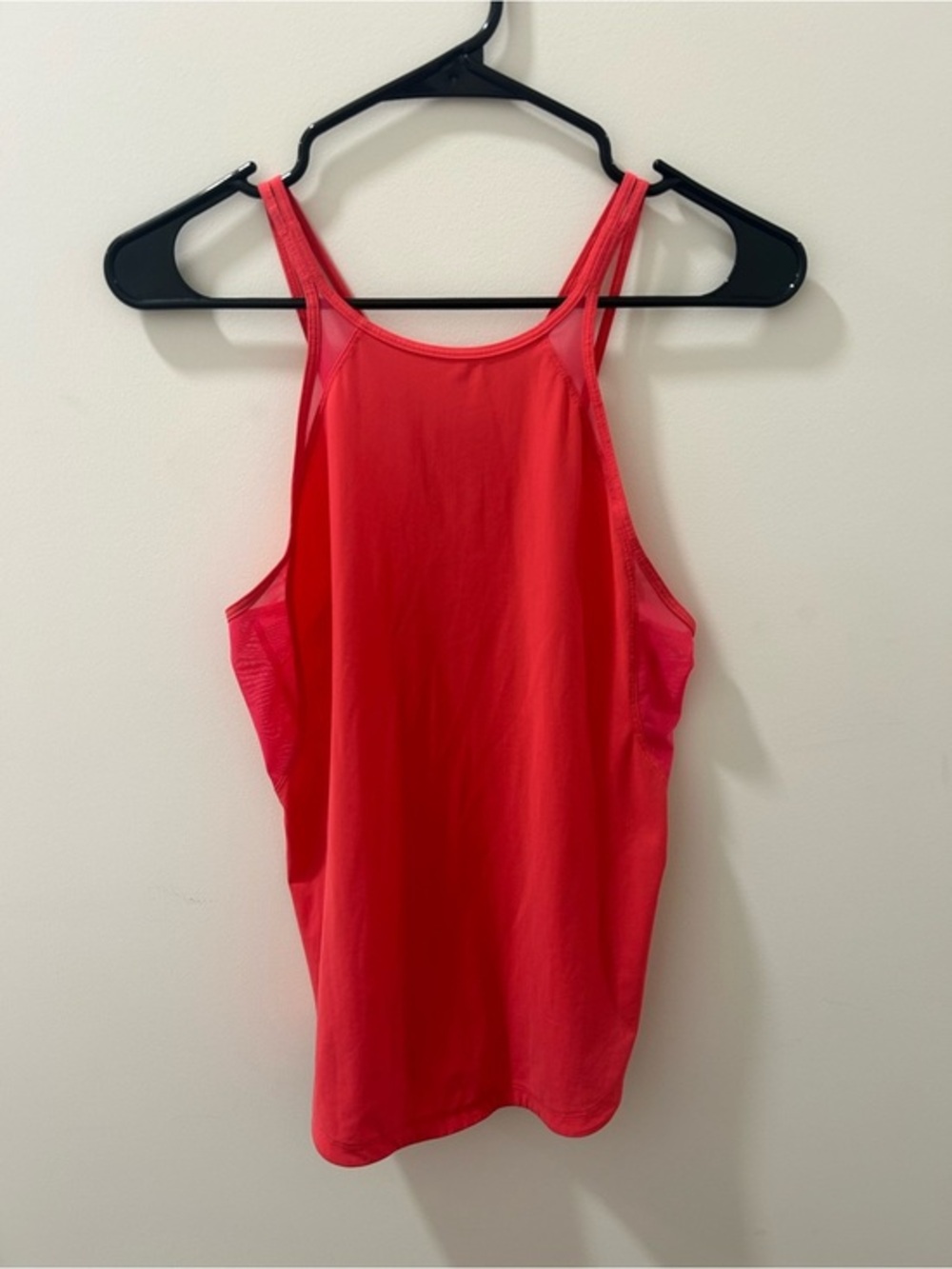 Lululemon Pink Double Strap Mesh Racerback Athletic Tank Top